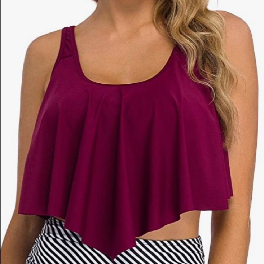 Ruffle Bikini Top